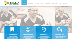 Desktop Screenshot of clinica-tello.com